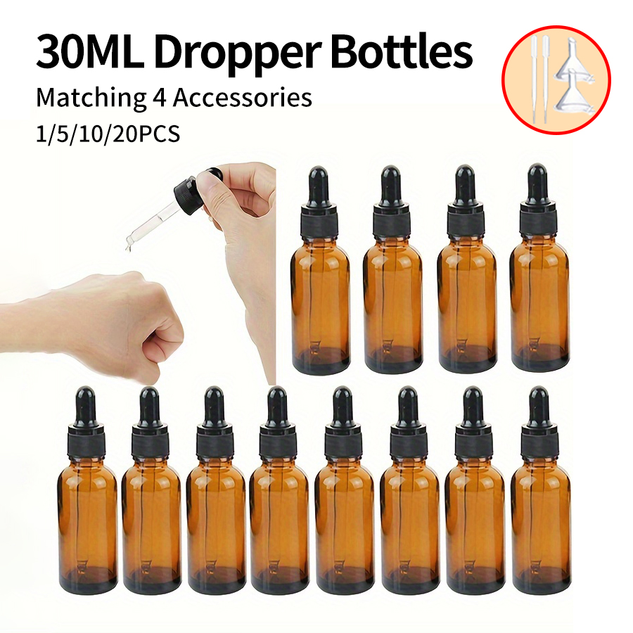 5/10/20pcs + 4 accessories 30m - огляд і ціна Juice Bottle Dropper