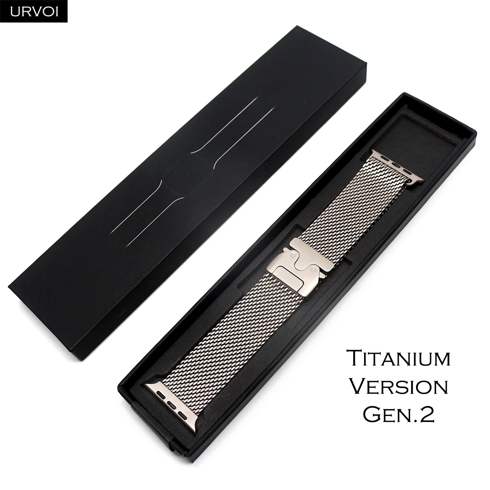 URVOI Titanium Milanese Loop f - огляд і ціна Mesh Coil Strip
