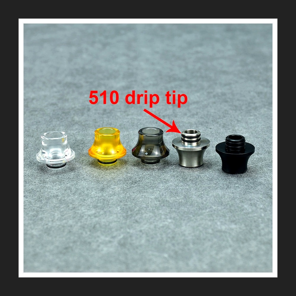 Resin Drip Tip for Taifun GT5, - огляд і ціна Drip Tip Resin