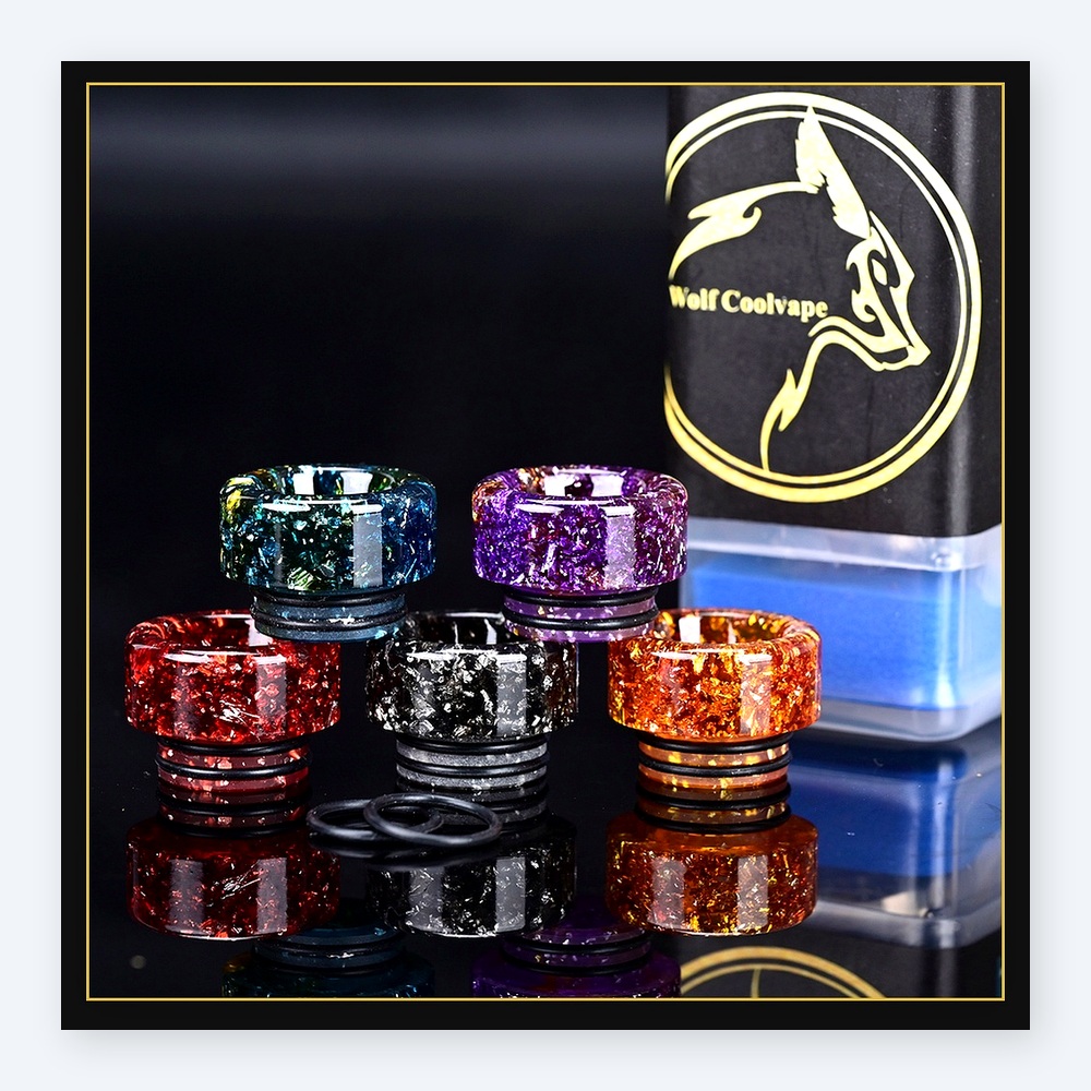 5pcs Wolfcoolvape 810 Drip Tip - огляд і ціна Drip Tip Resin