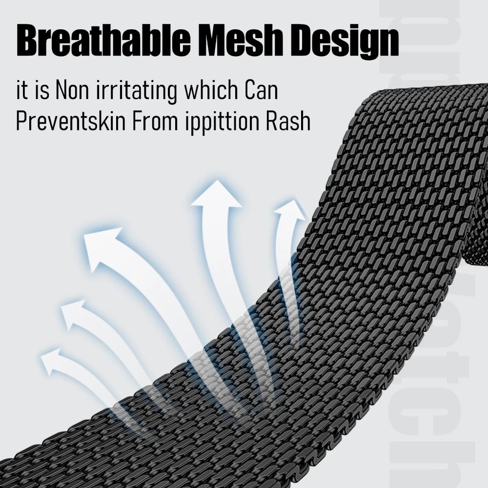 Steel Mesh Milanese Strap For  - огляд і ціна Mesh Coil Strip