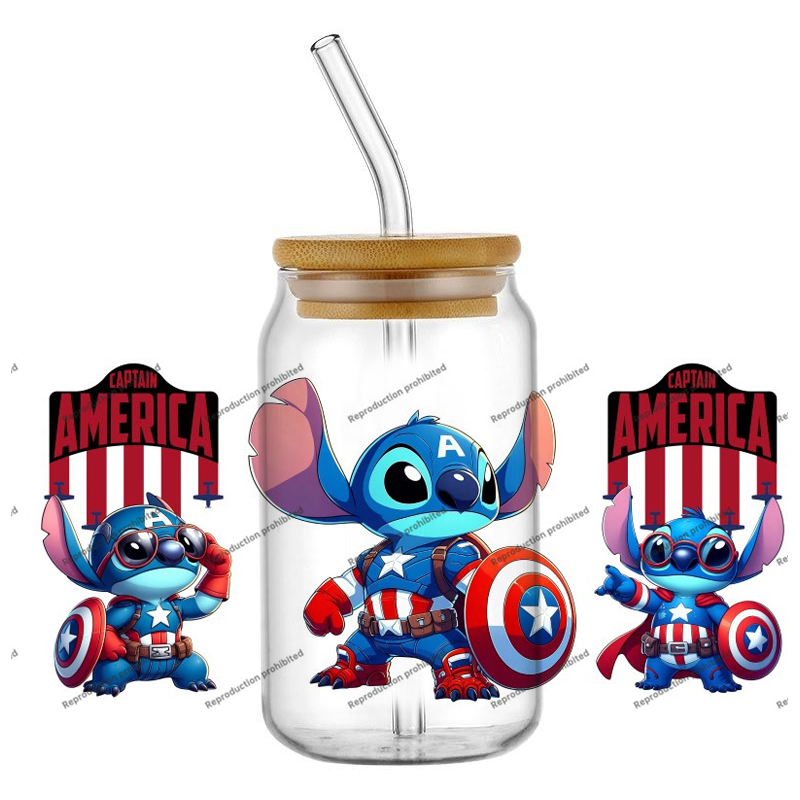 cartoon hero Design 16OZ UV DT - огляд і ціна Rdta Tank Glass