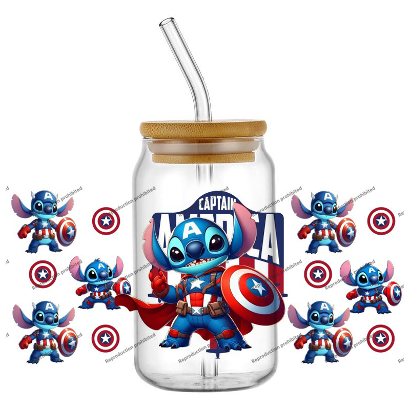 cartoon hero Design 16OZ UV DT - огляд і ціна Rdta Tank Glass