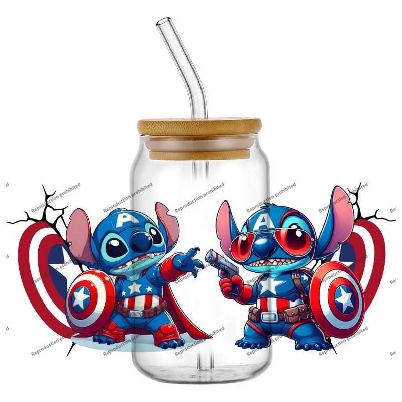 cartoon hero Design 16OZ UV DT - огляд і ціна Rdta Tank Glass