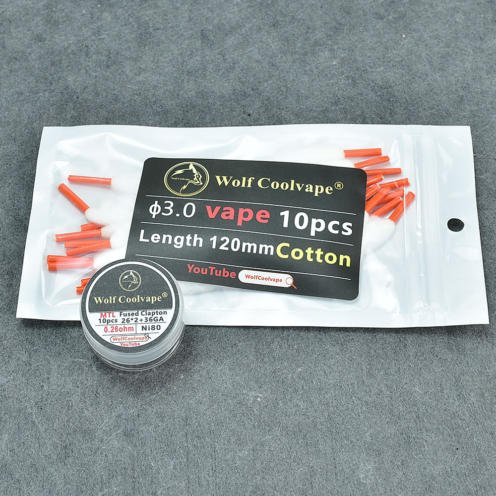 wolfcoolvape Pre-Built Heating - огляд і ціна Clapton Wire Pre Built