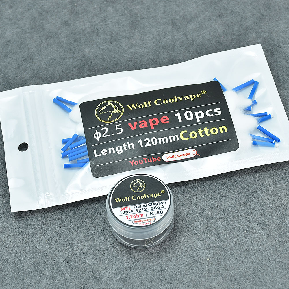 wolfcoolvape Pre-Built Heating - огляд і ціна Clapton Wire Pre Built