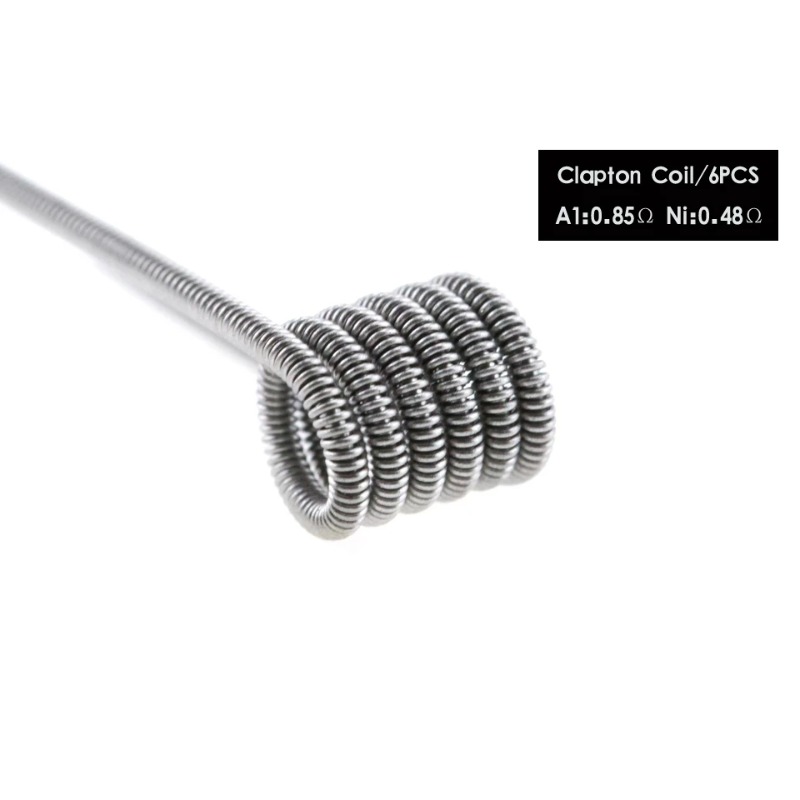 48Pcs/Set 8 in 1 Prebuilt Coil - огляд і ціна Clapton Wire Pre Built