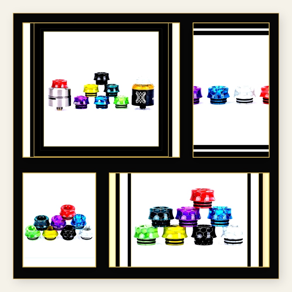 Wolfcool 810 Drip Tip Set – 8  - огляд і ціна Drip Tip Resin